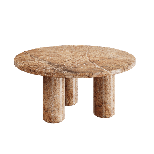 Casoli Marble Coffee Table, Mocha - Image 2